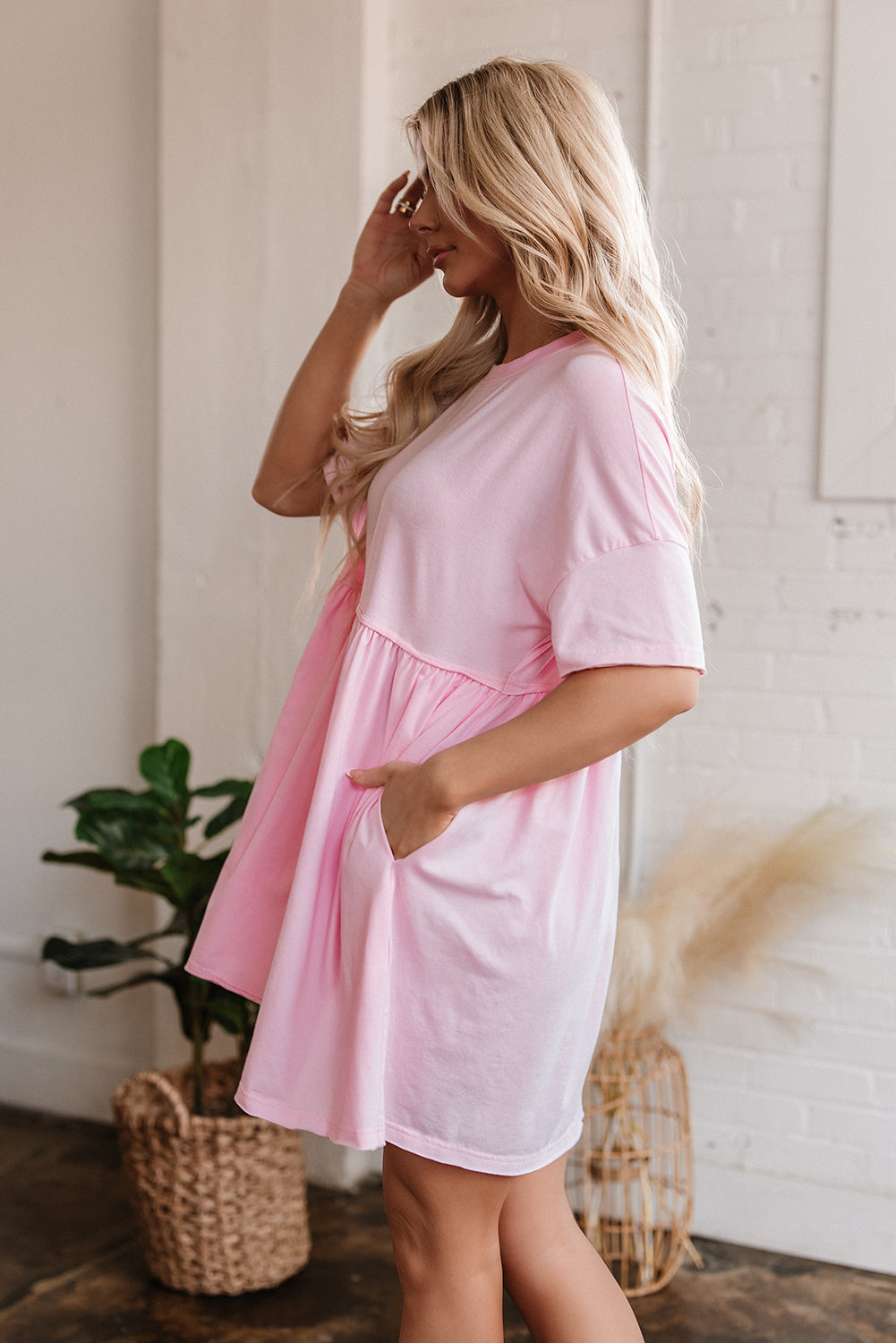 Blooming Babydoll Dress