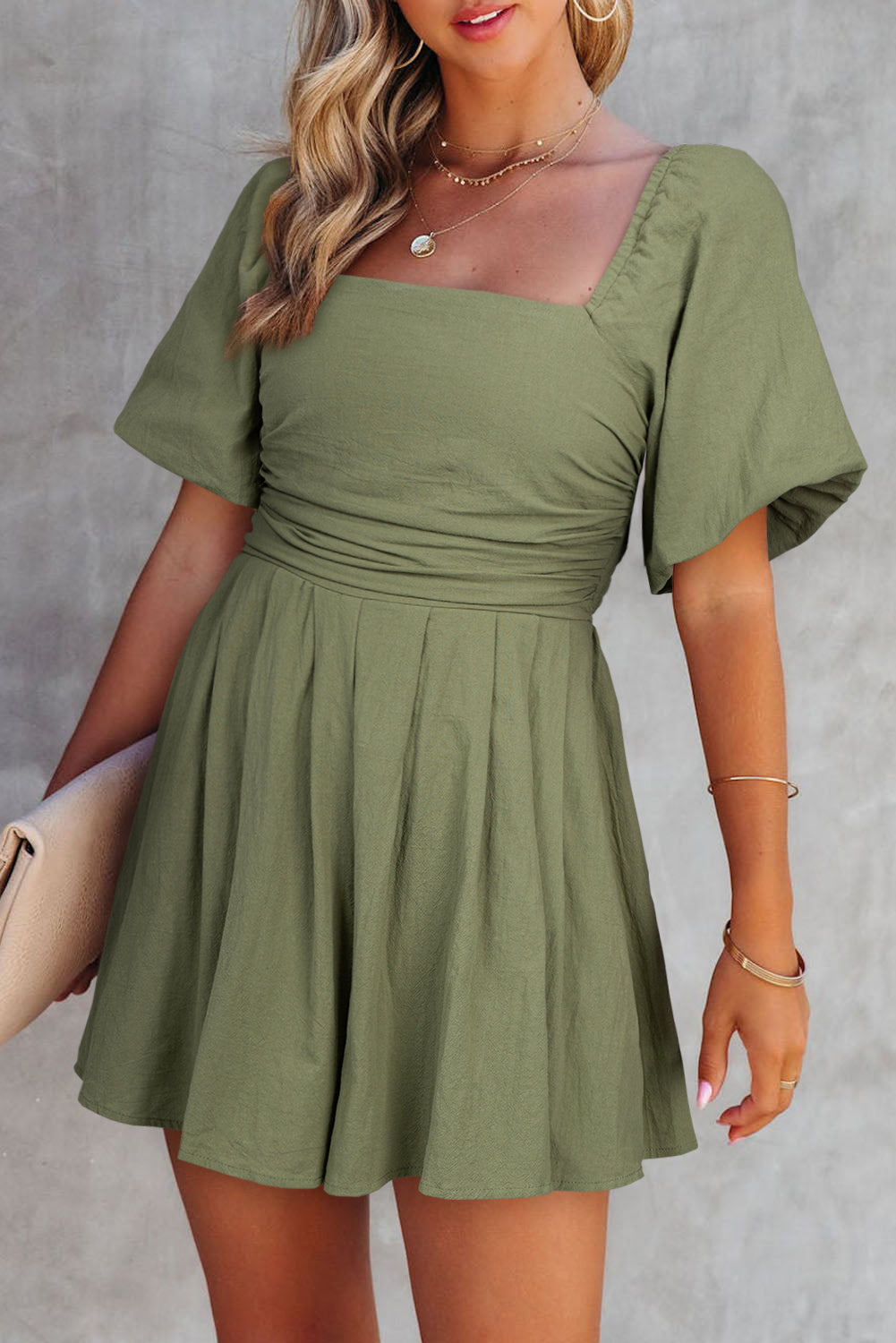 Blooming Sage Romper