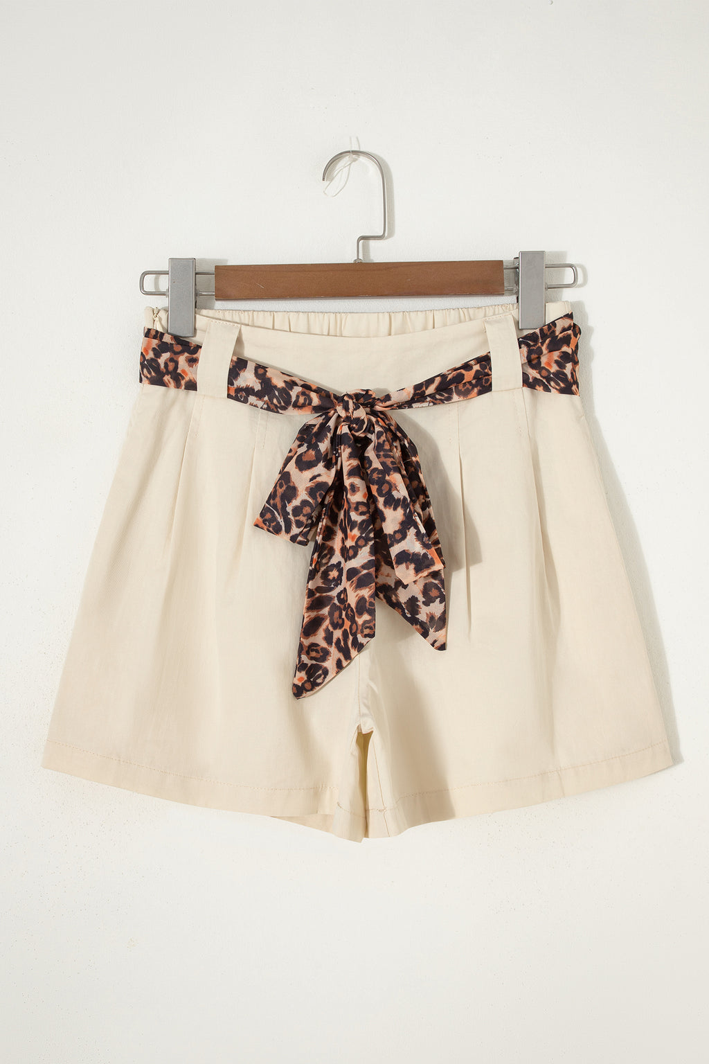 Oatmeal Leopard Shorts