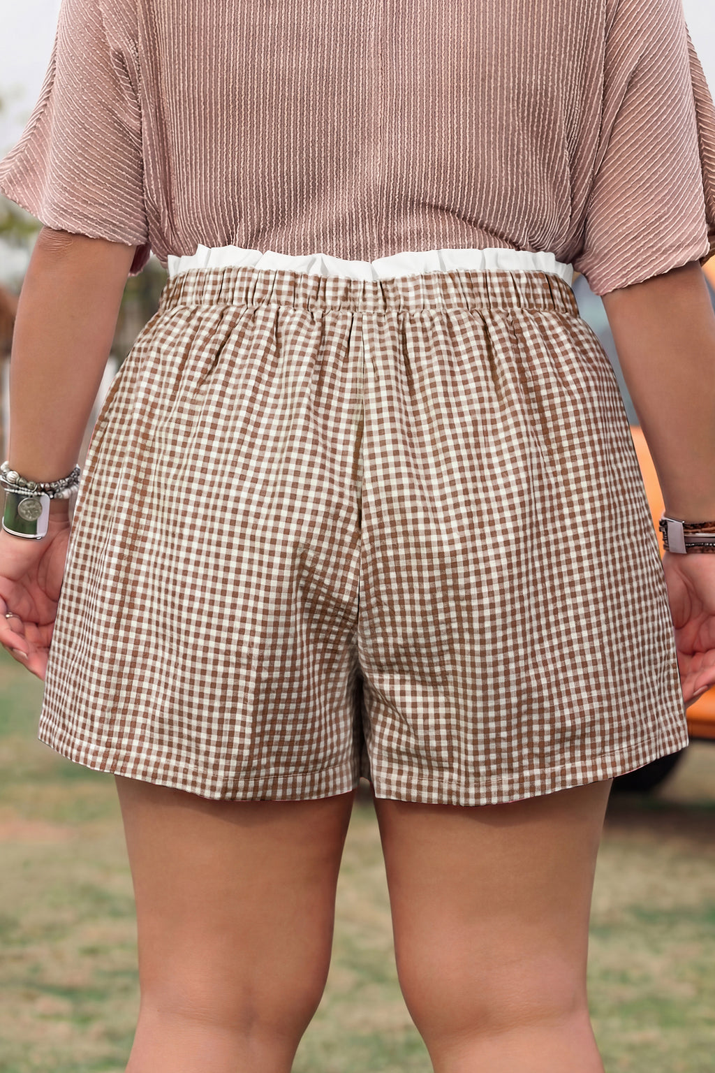 Cozy Check Lounge Shorts