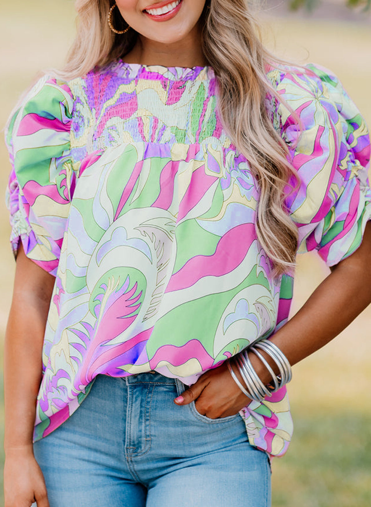 Garden Muse Statement Blouse