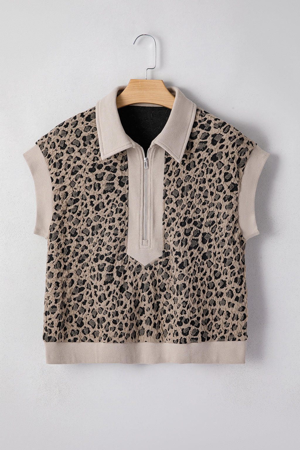 Wild Charm Zip Top