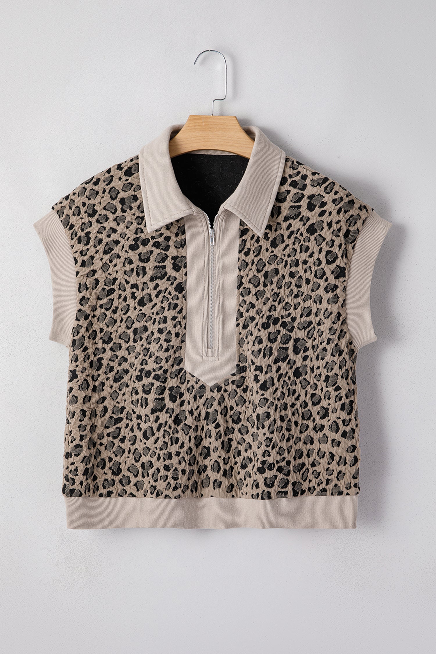 Wild Charm Zip Top