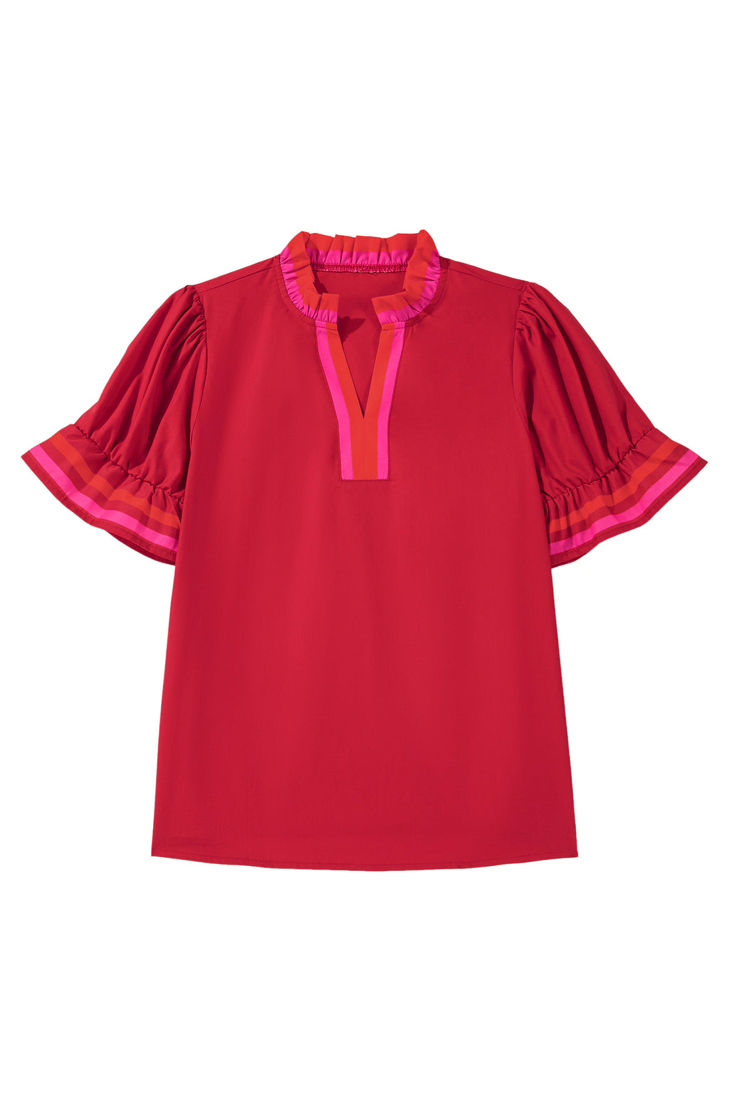 Rosé Darling Ruffle Top
