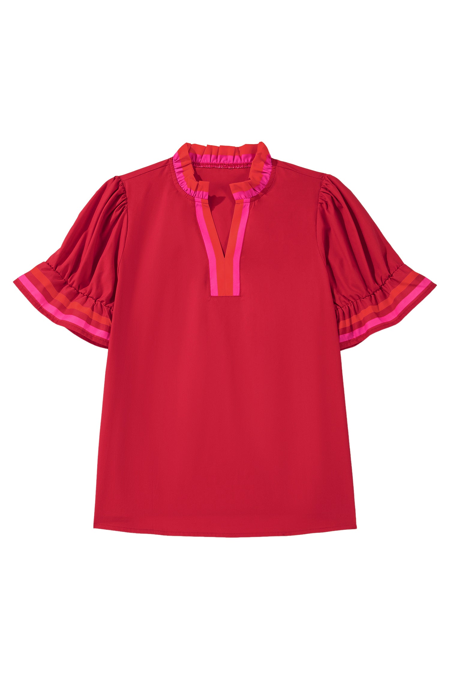 Rosé Darling Ruffle Top