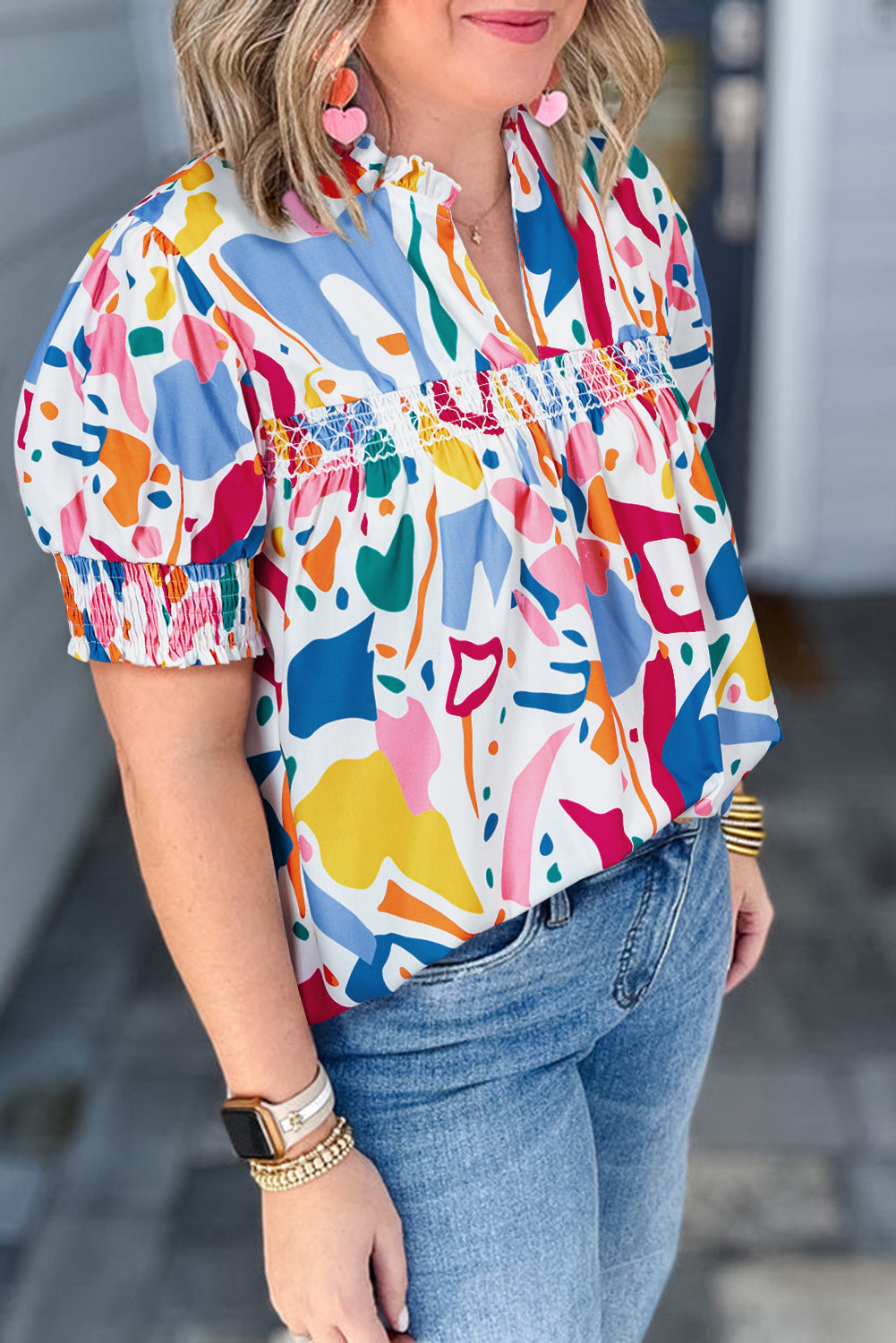 Dazzling Puff Sleeve Blouse