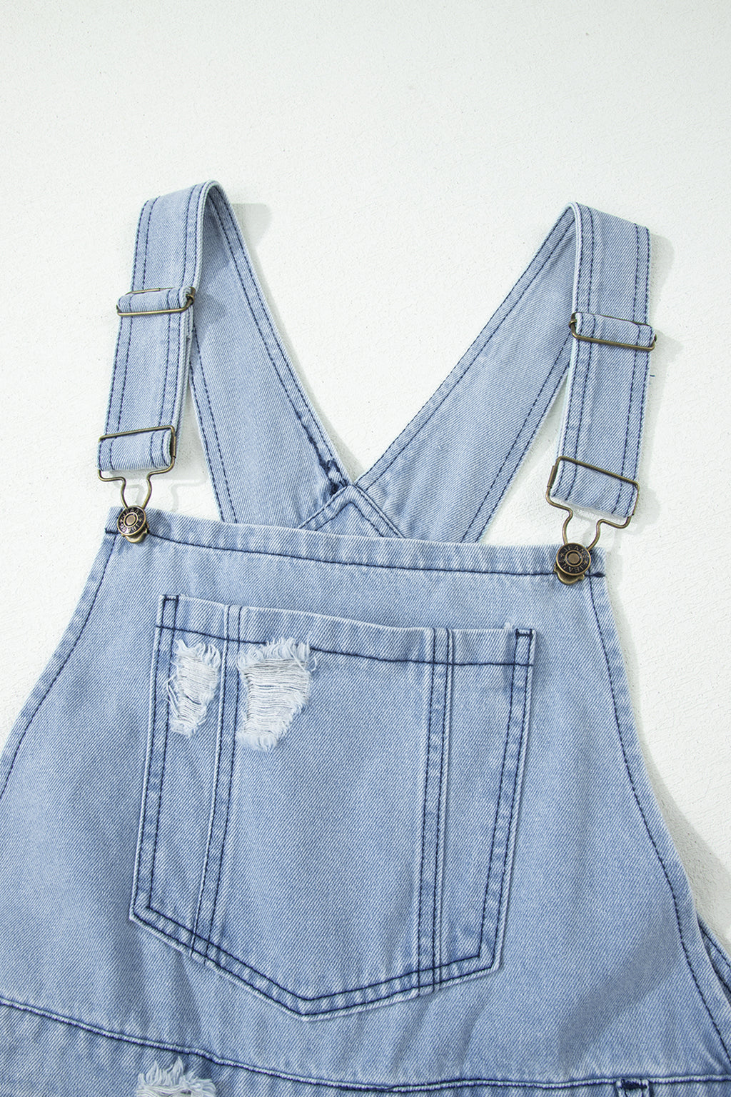 Retro Denim Overall Jumpsuit