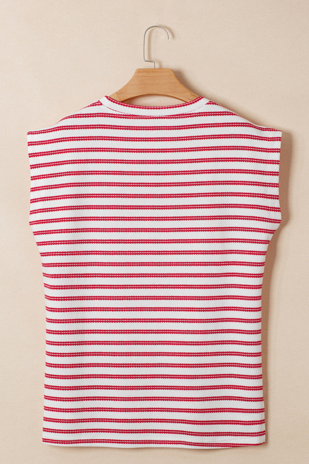 Sail Away Striped Button Top