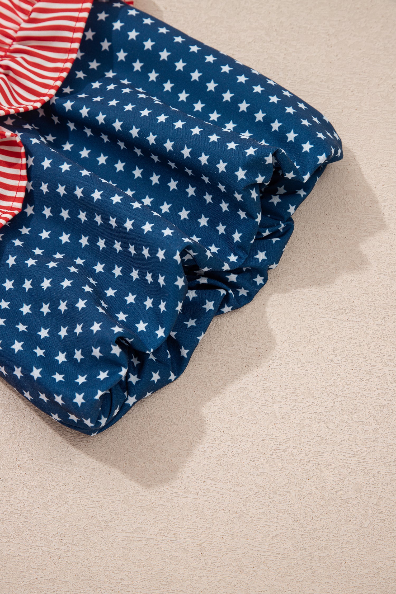 Star Spangled Ruffle Sleeve Top