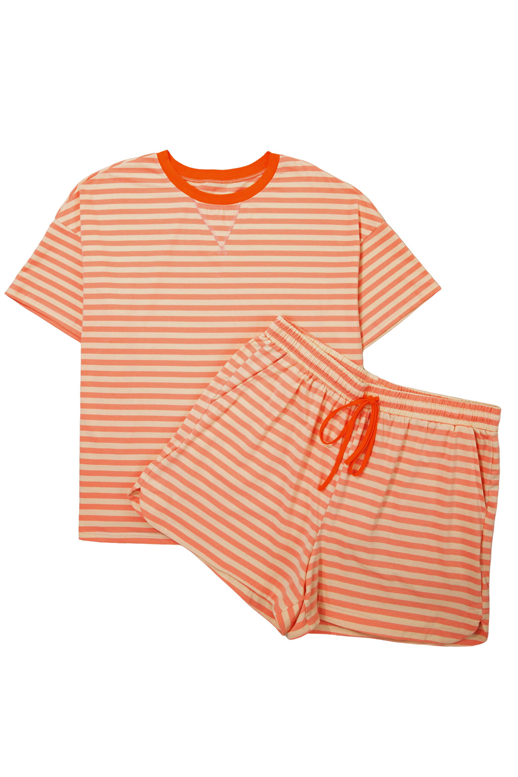 Blush Stripe Lounge Set