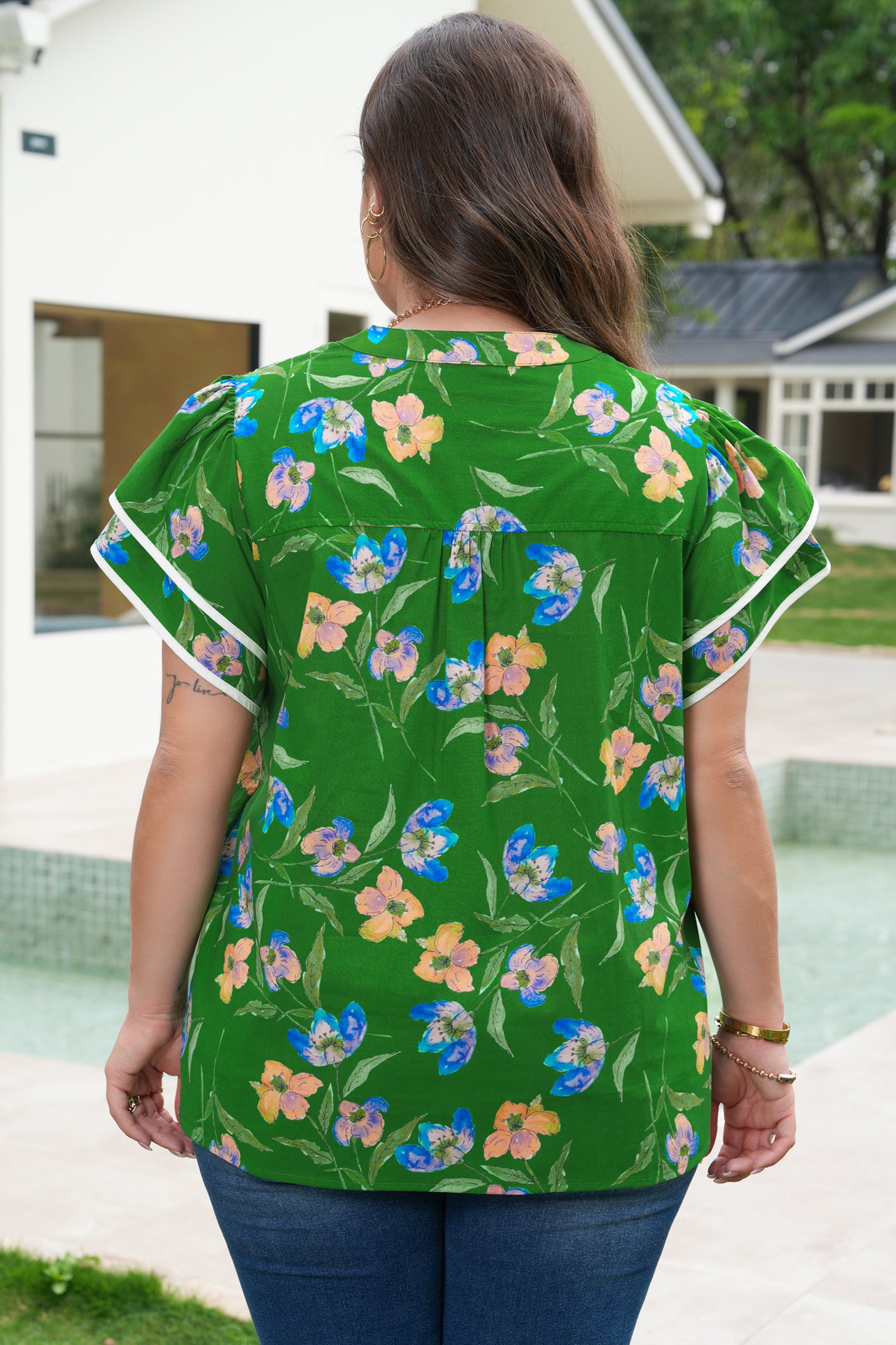 Garden Chic Floral Top