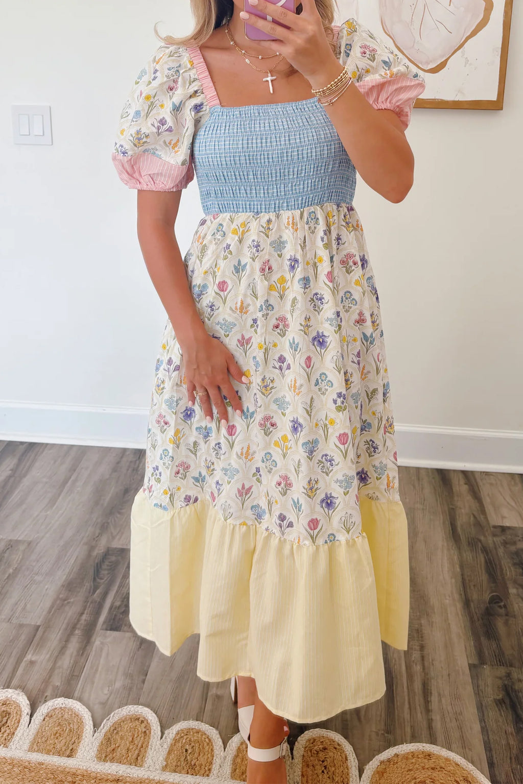 Multicolor Floral Long Dress