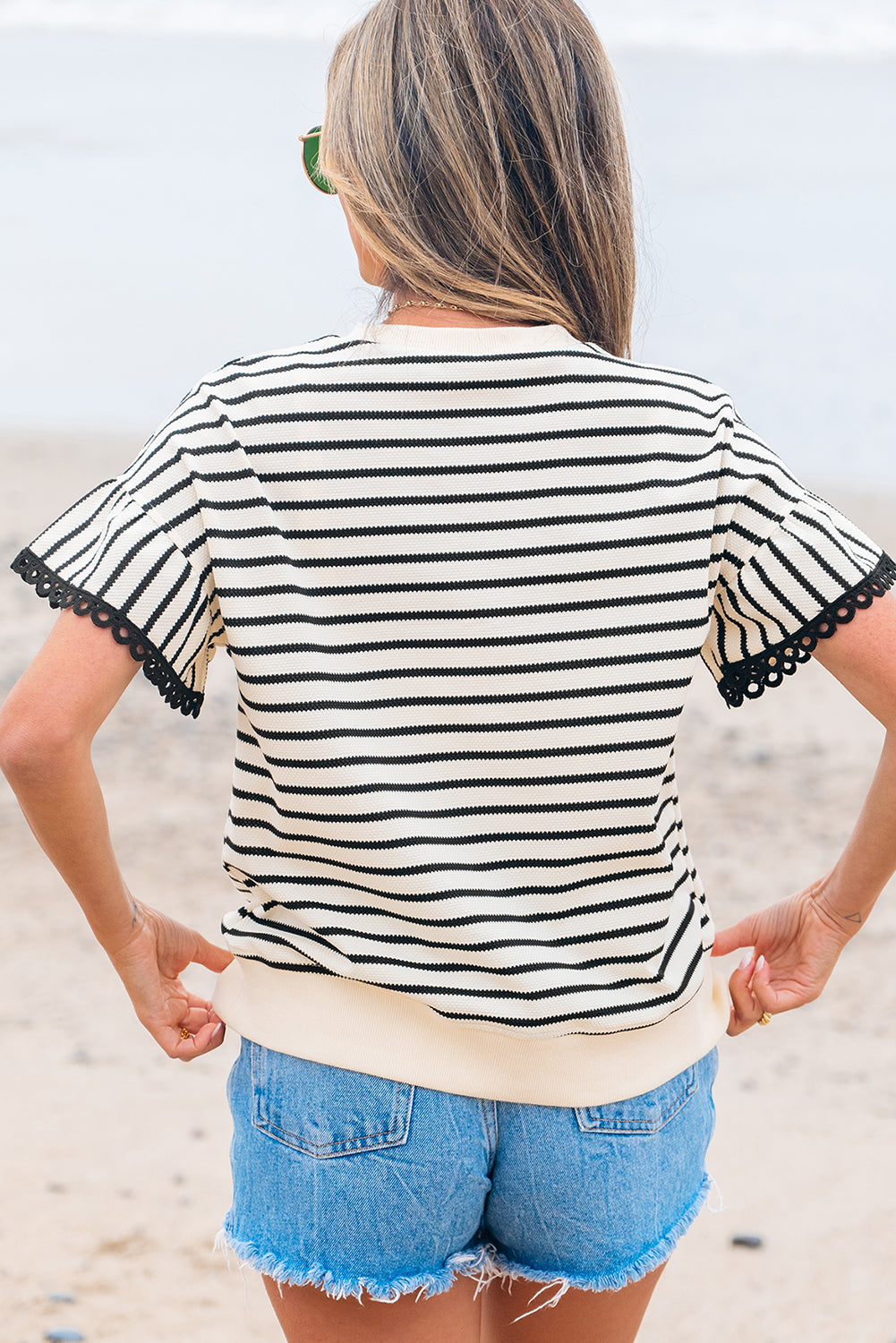 Black Stripe Top
