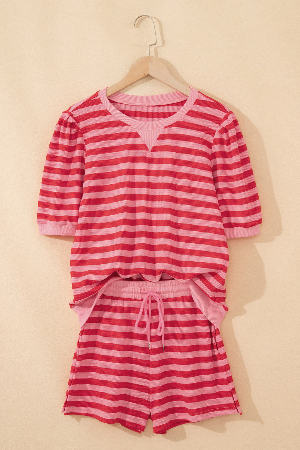 Cherry Stripe Lounge Set