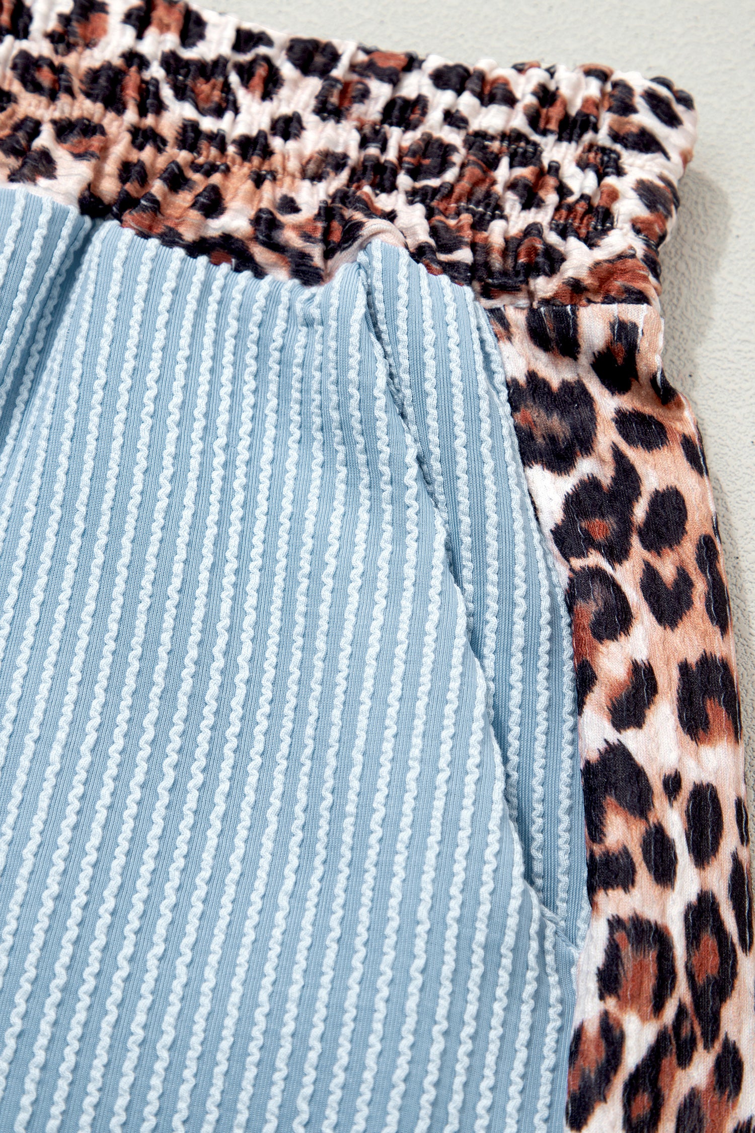 Blue Breezey Leopard Set