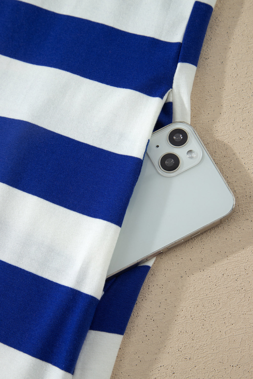 Blue Stripe Mini Dress