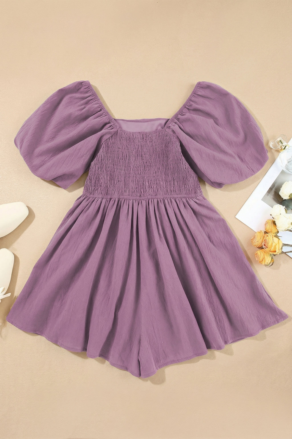 Elegant Violet Romper