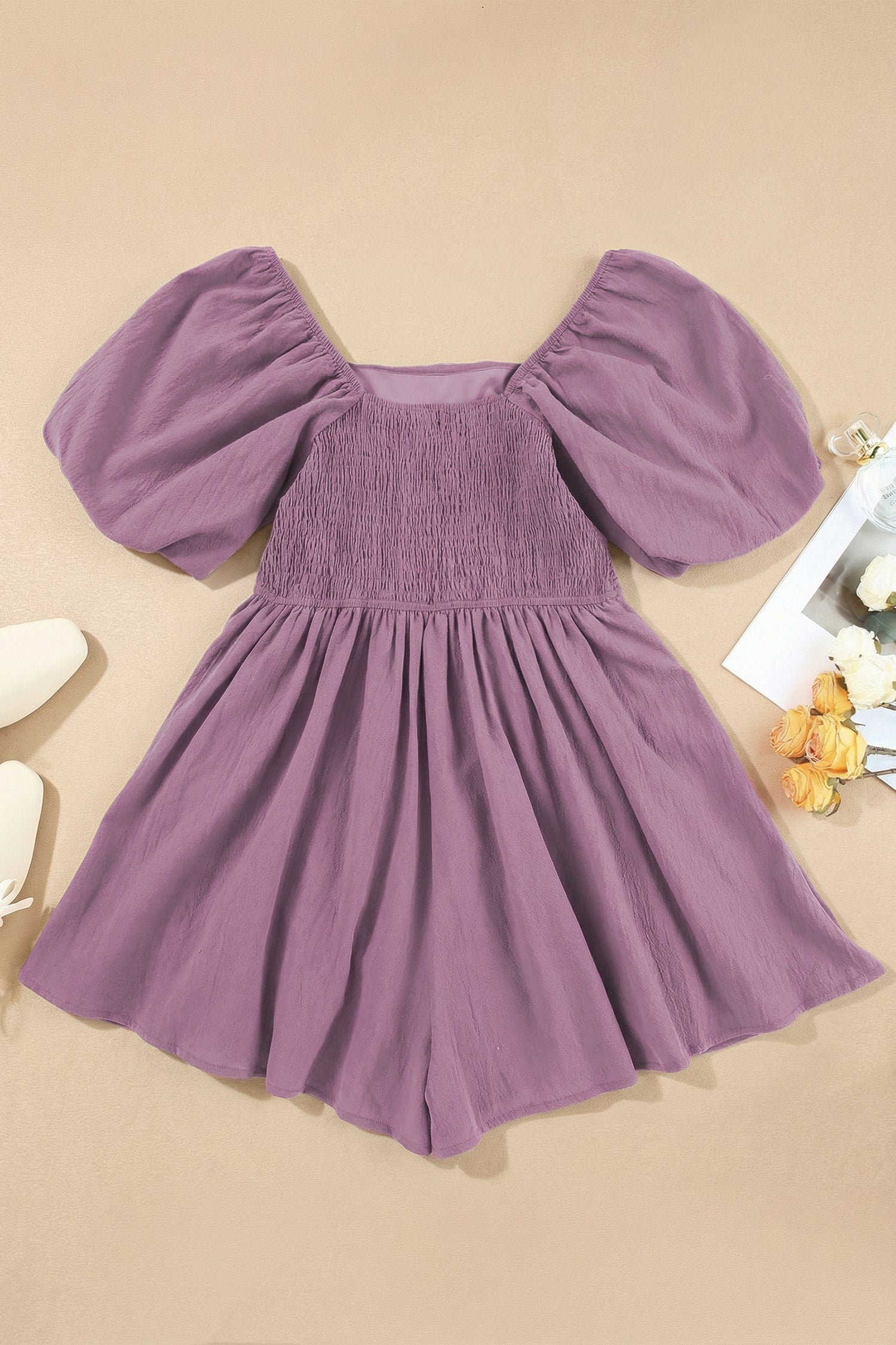 Elegant Violet Romper