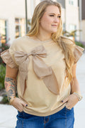 Lux Creamy Bows Top