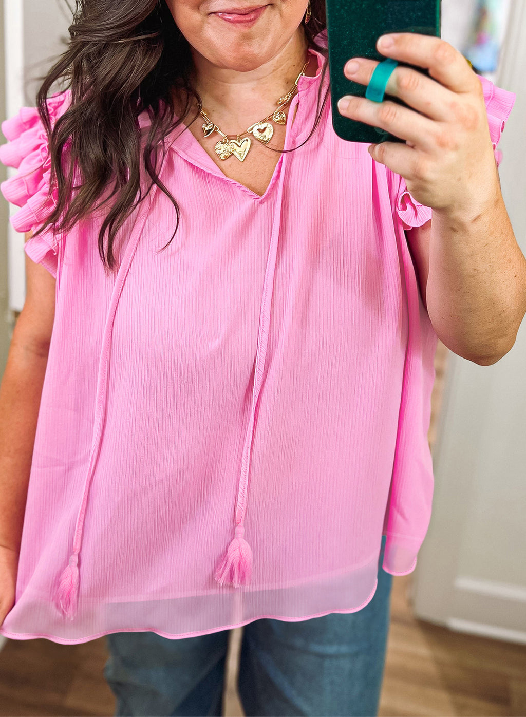 Signature Blushing Blouse