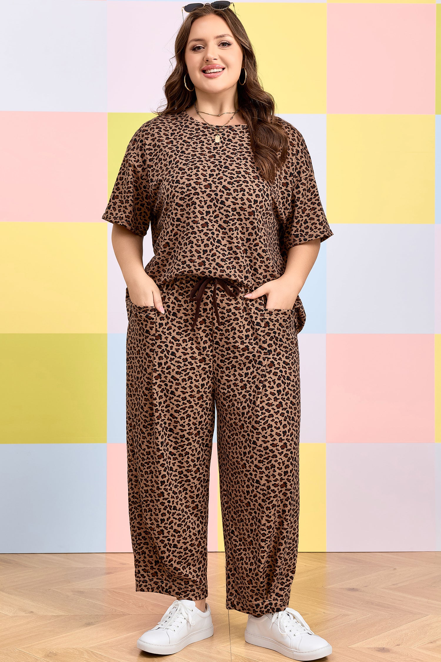 Wild Luxe Leopard Lounge Set