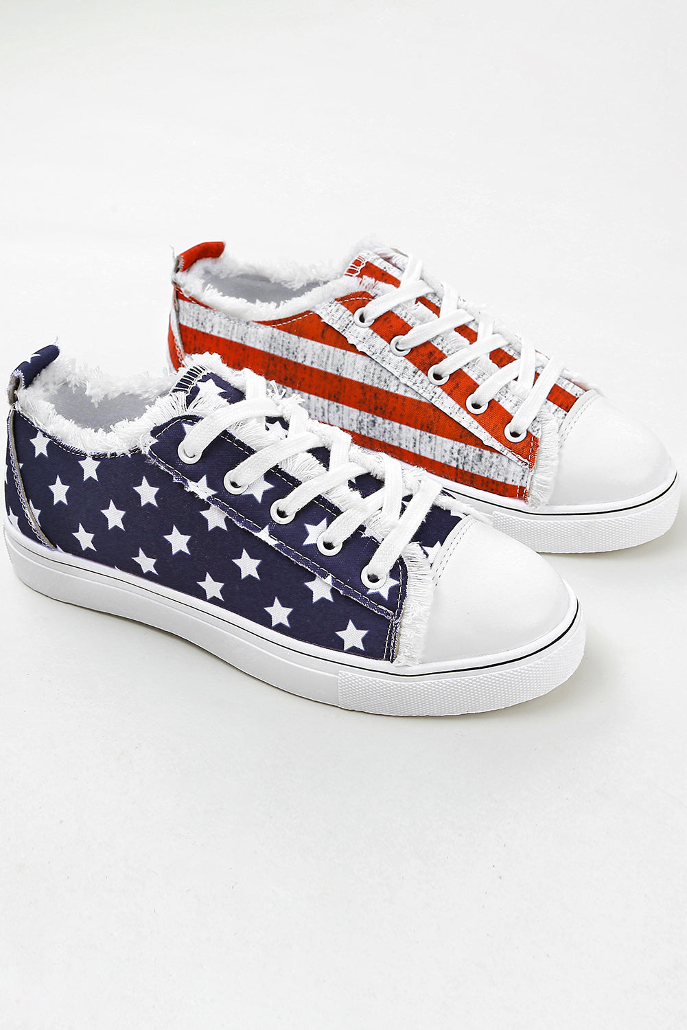 Red, White & Cute Sneakers