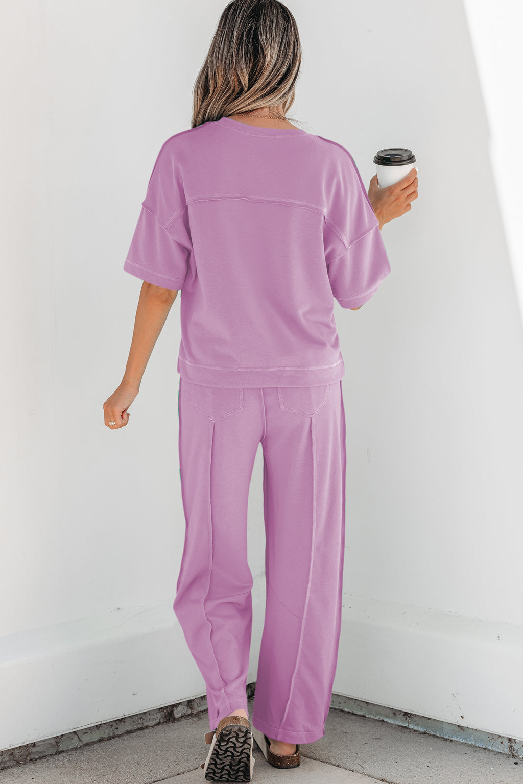 Orchid Bouquet Pants Set
