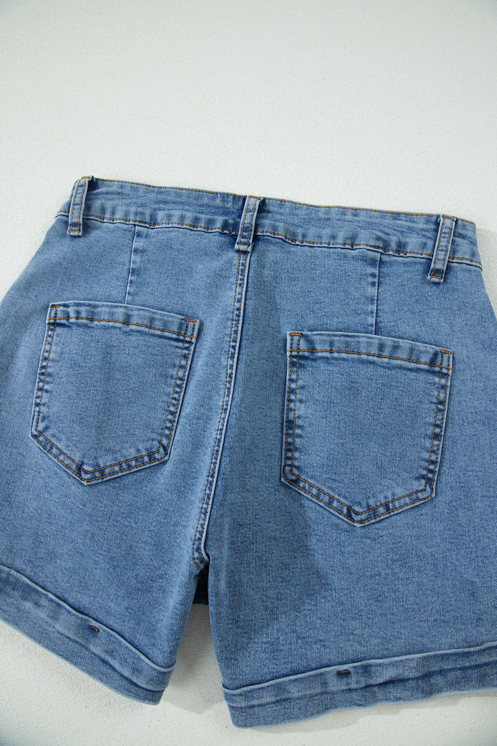 Ivy Seam Denim Shorts