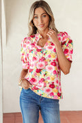 Blushing Floral Blouse