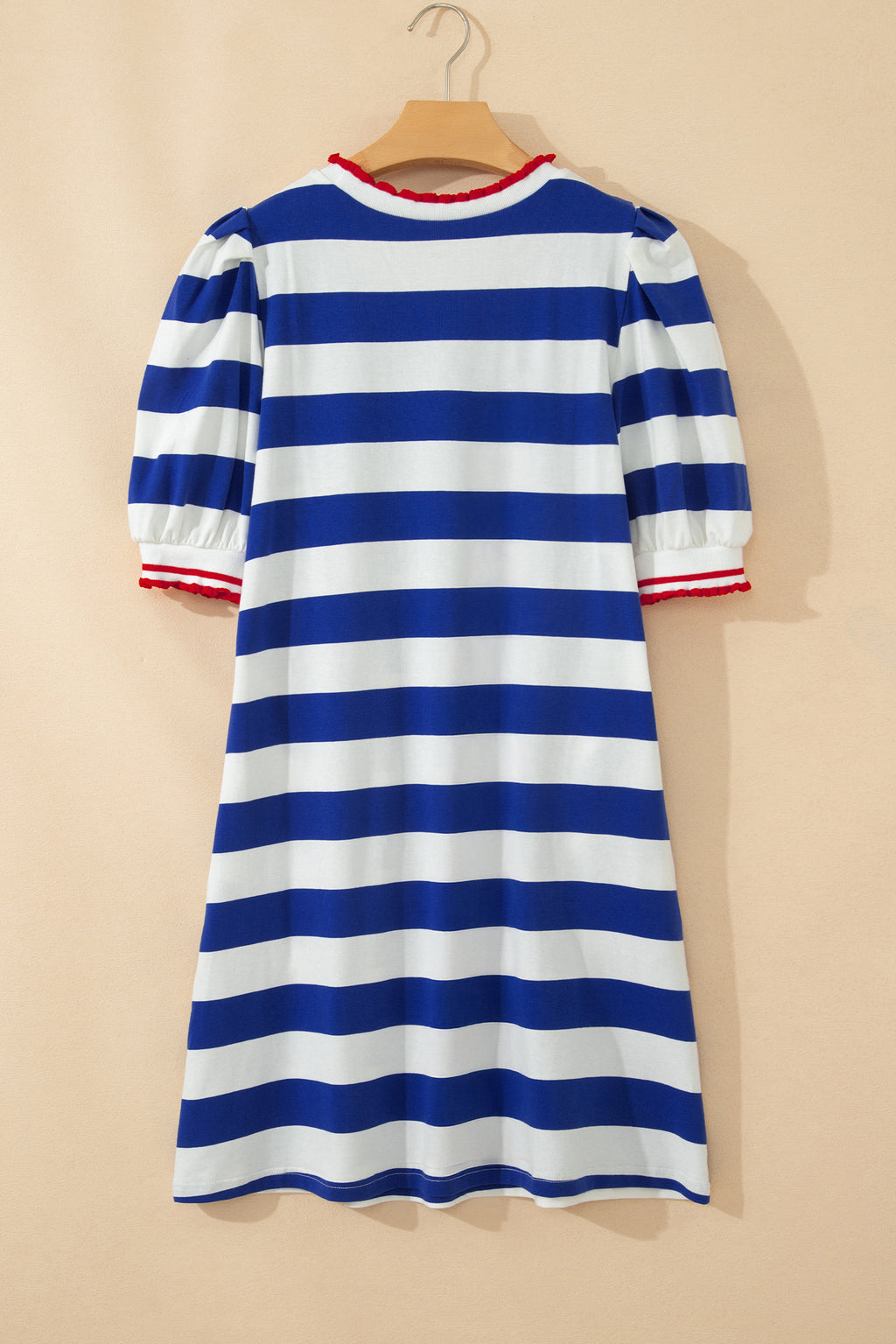 Blue Stripe Mini Dress