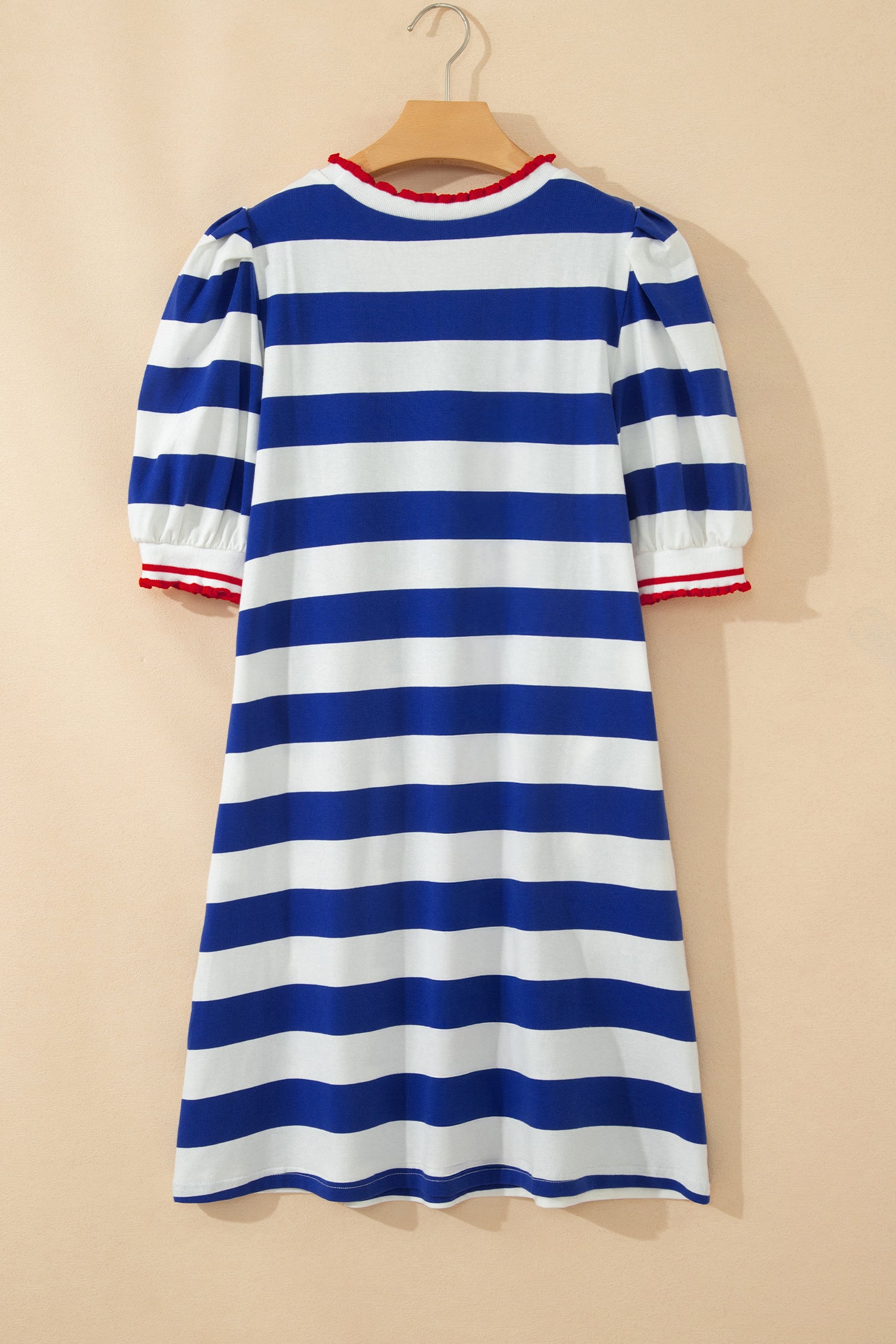 Blue Stripe Mini Dress