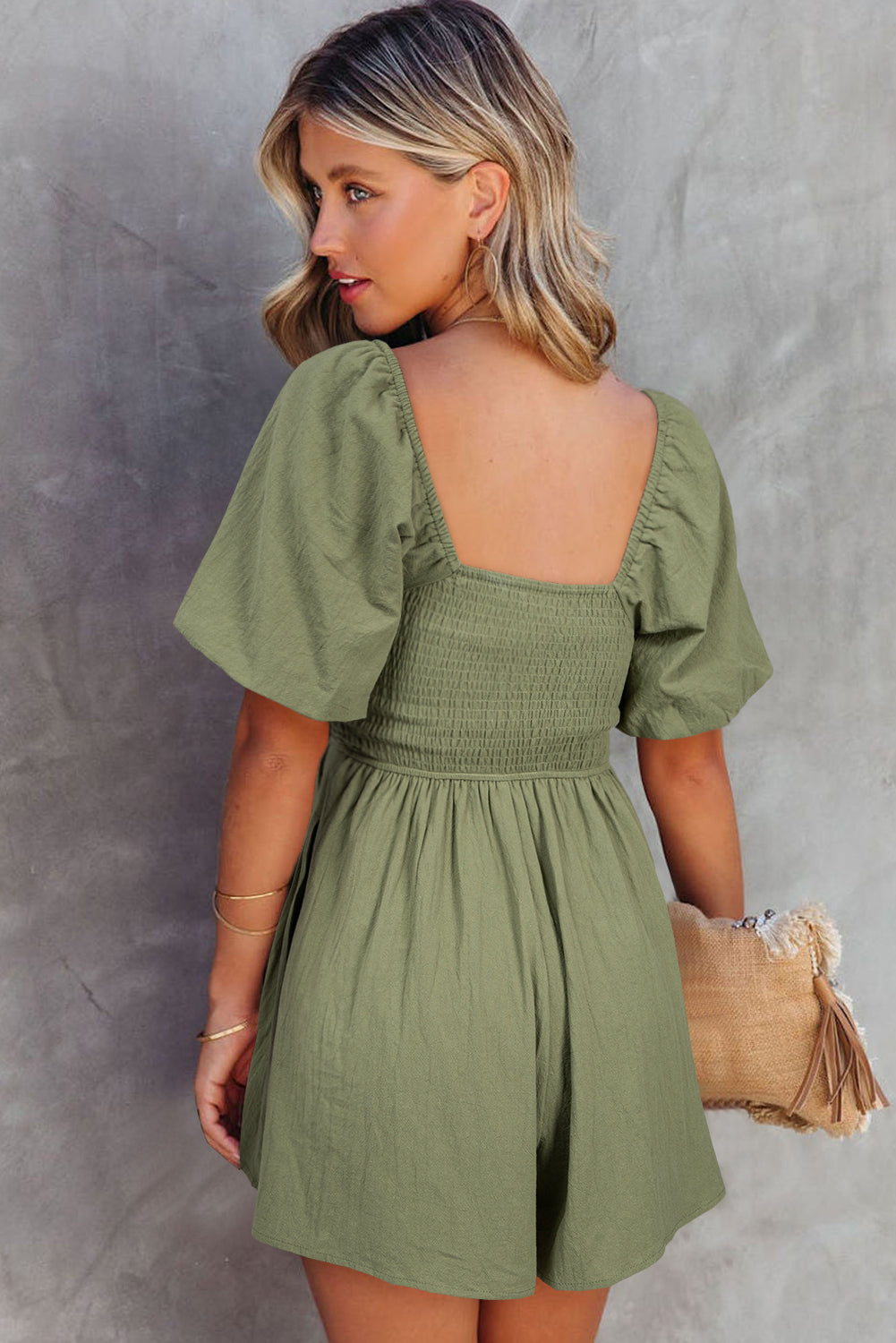 Blooming Sage Romper