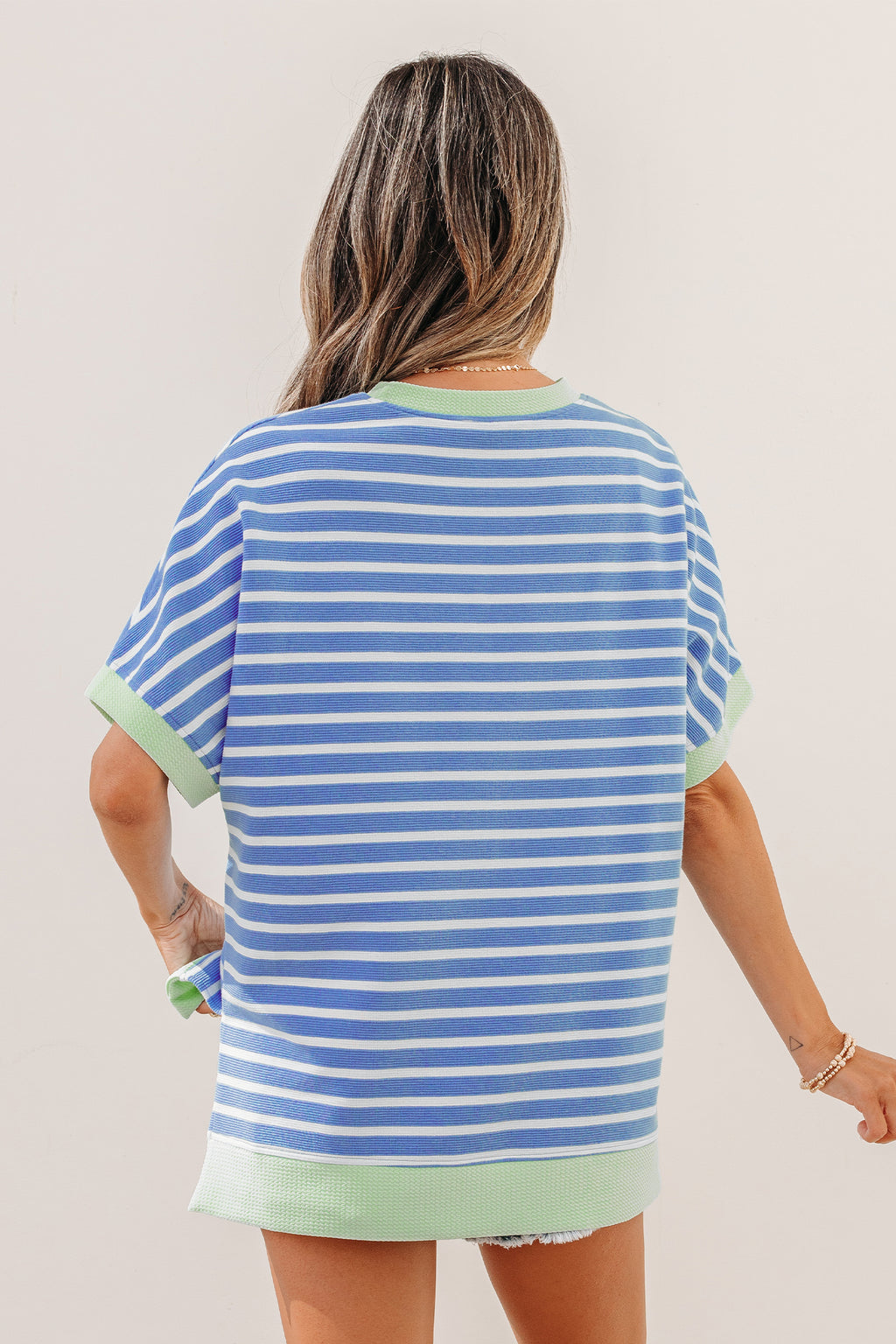 Coastal Calm Striped Top