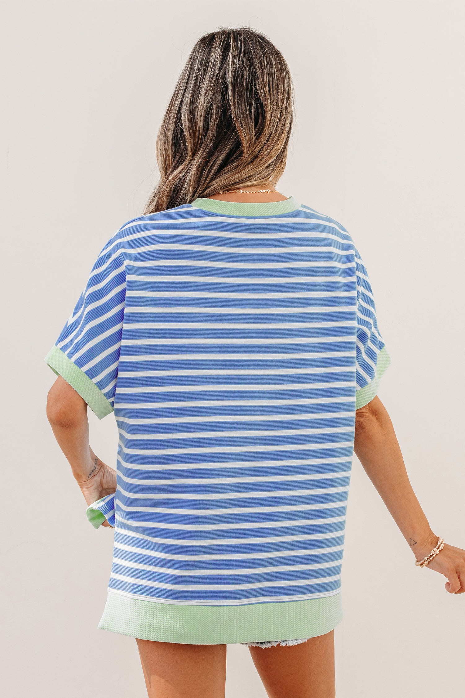 Coastal Calm Striped Top