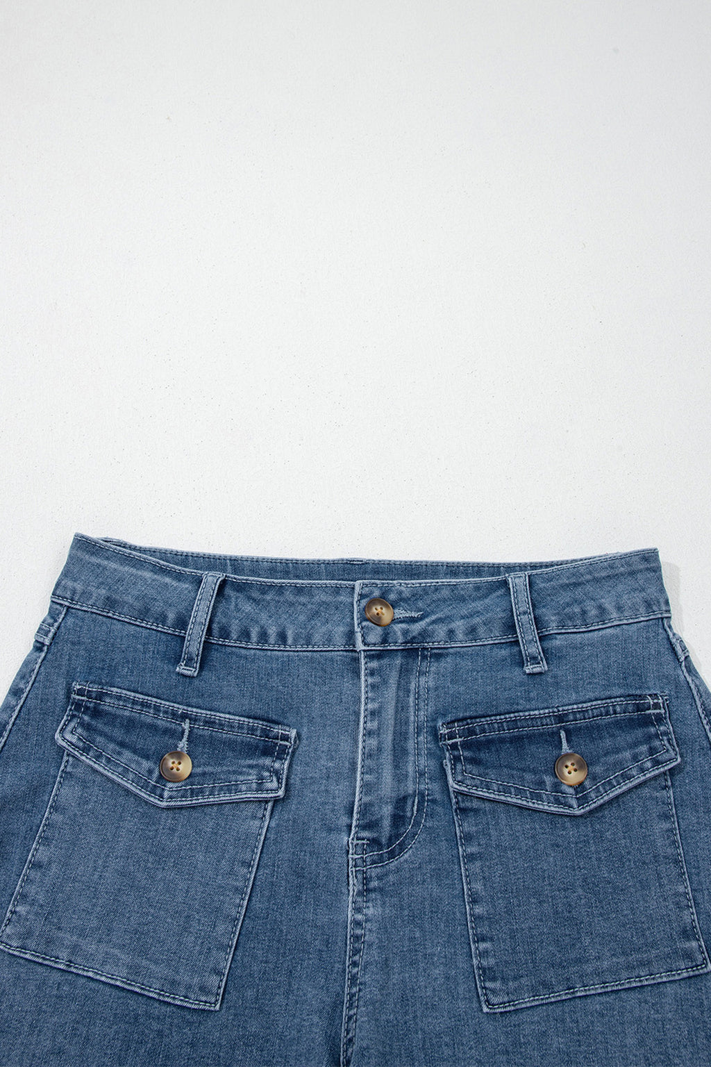 Dusk Blue Denim Shorts