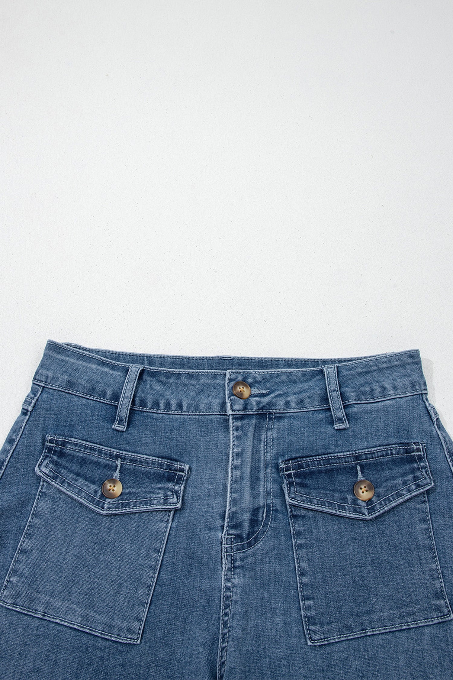 Dusk Blue Denim Shorts