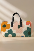 White Flower Duffel Bag