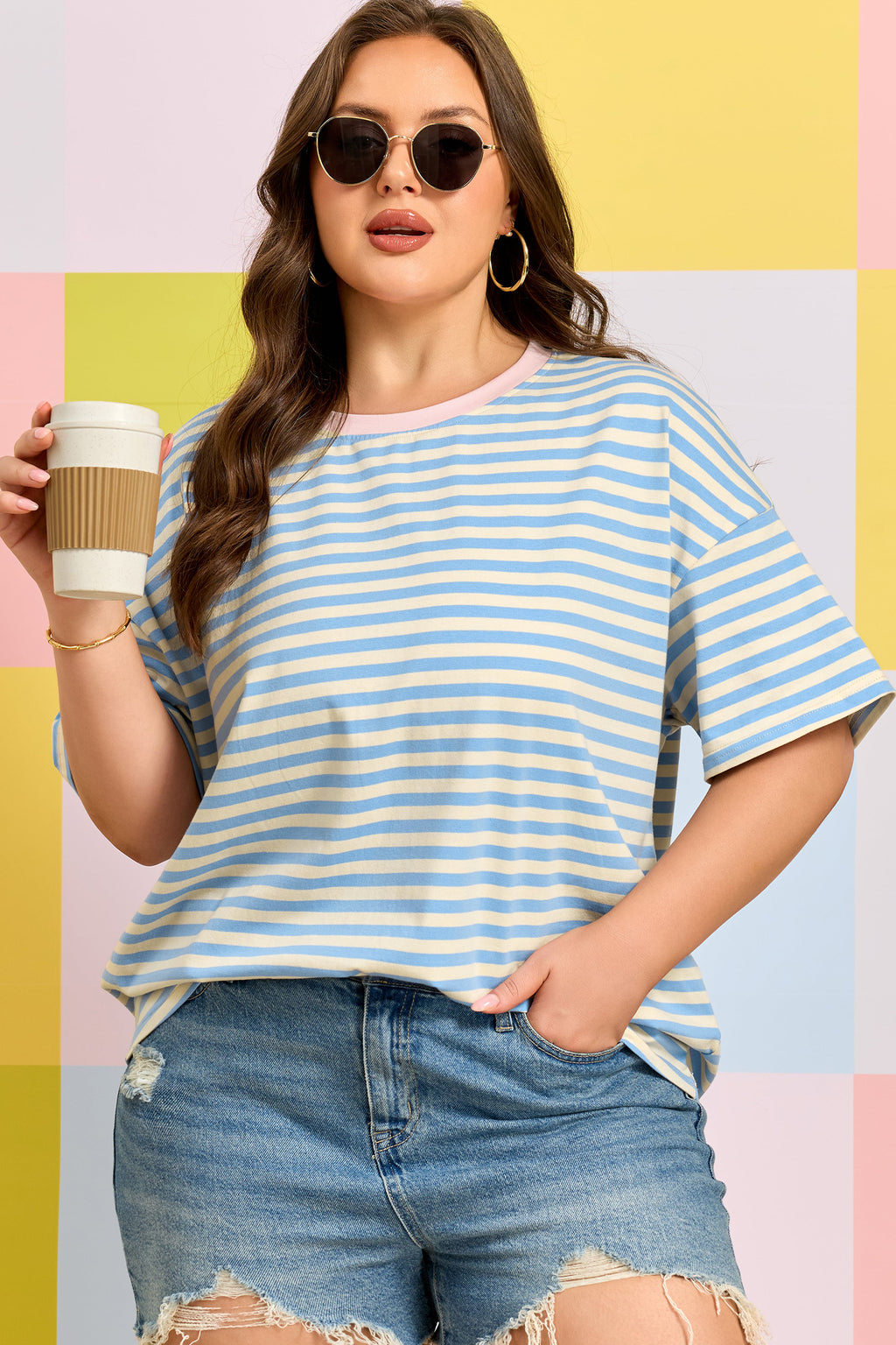Chic Cerulean Tee