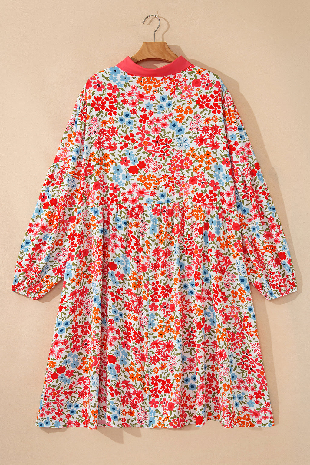 Rosey Floral Chic Mini Dress
