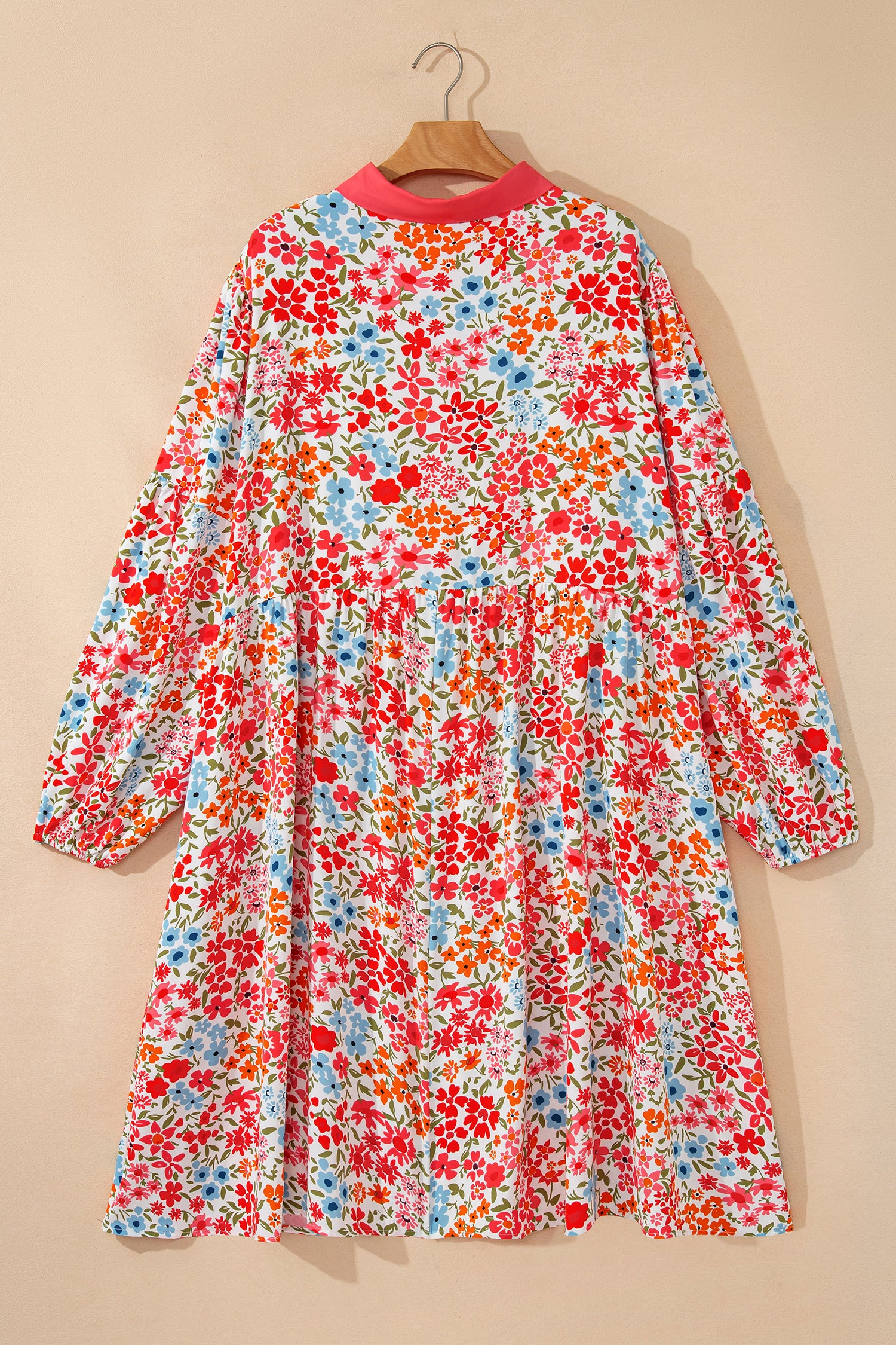Rosey Floral Chic Mini Dress