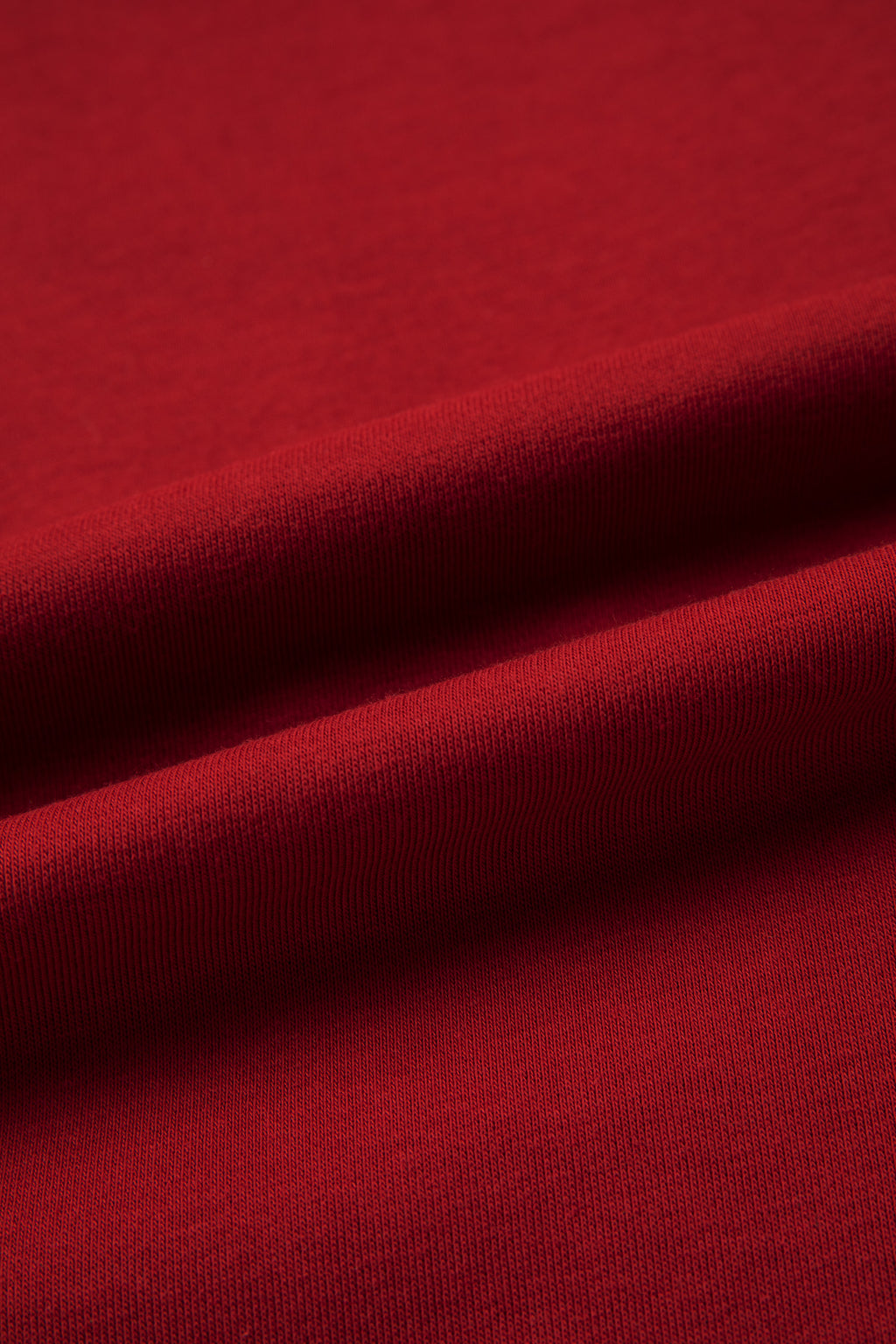 Racing Red Ribbed Detail Drop Shoulder Cutout Back Sweatshirt