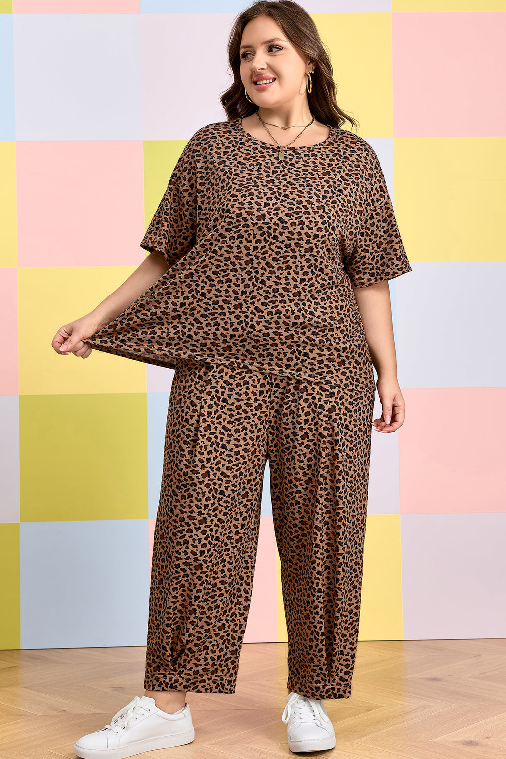 Wild Luxe Leopard Lounge Set