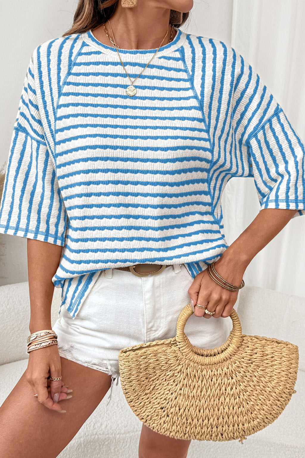 Coastal Breeze Striped Top