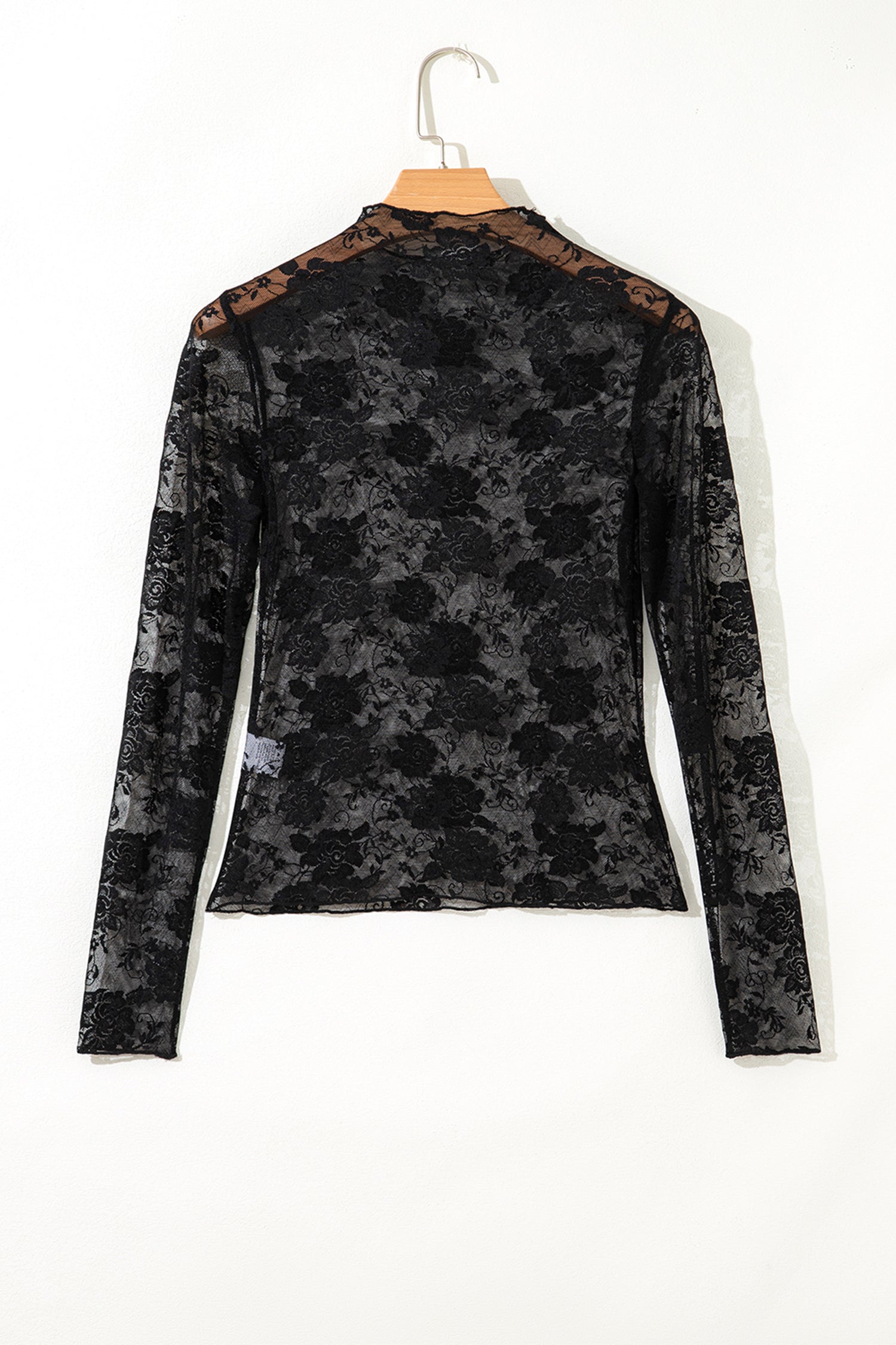 Lux Midnight Sheer Top