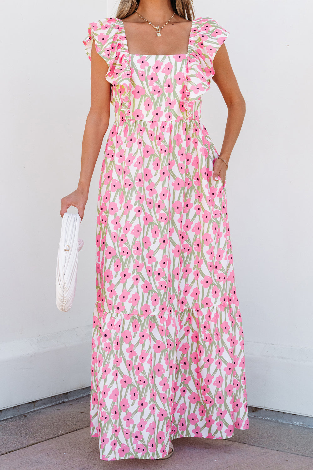 Petal Floral Maxi Dress