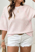 Blushing Striped Top