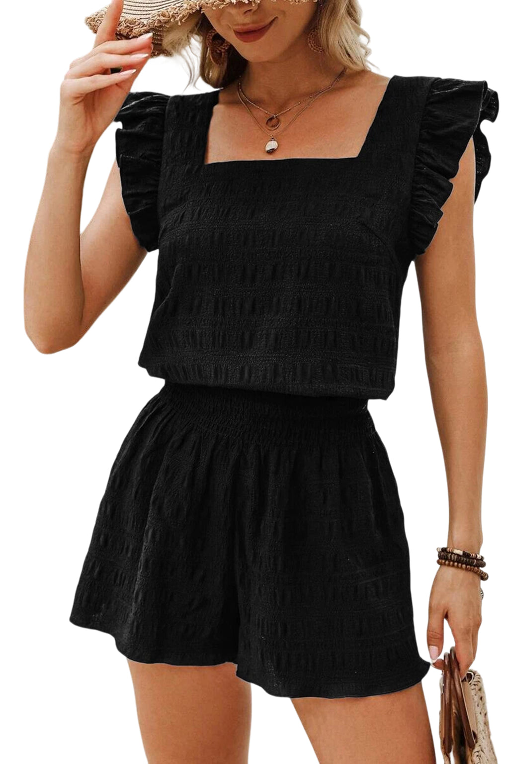 Black Shorts Set