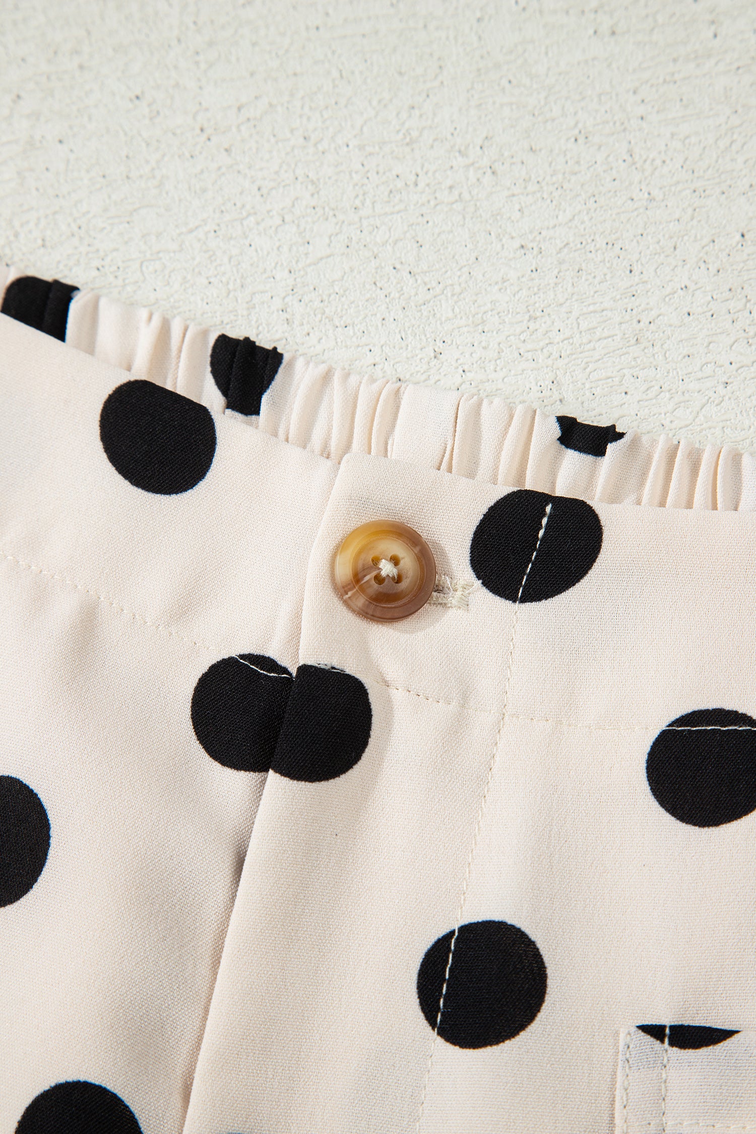 Polka Dot Straight Leg Pants