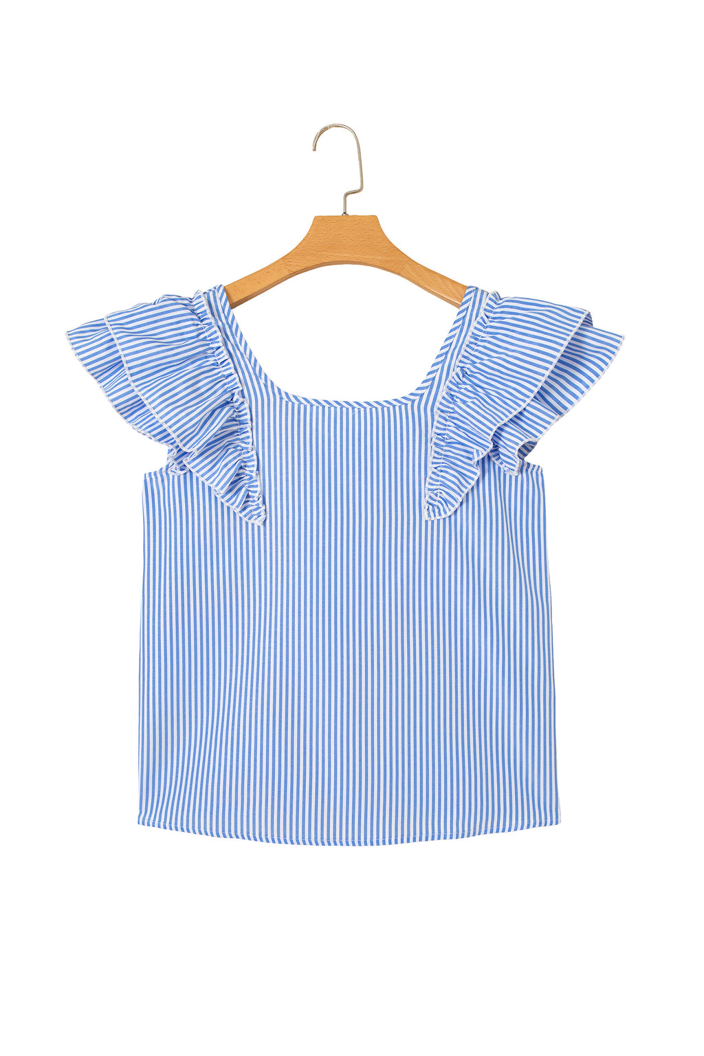 Sky Blue Stripe Blouse