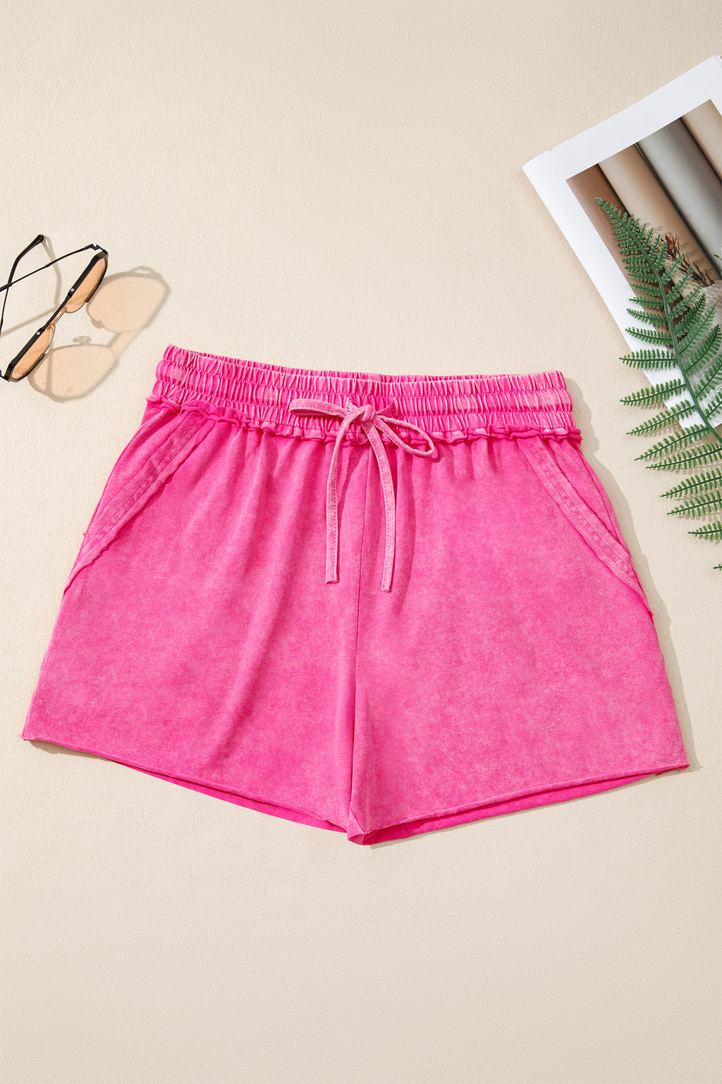 Rose Red Shorts